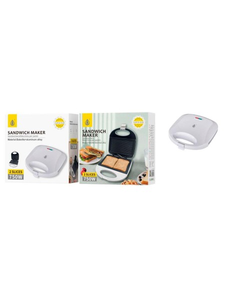 Sandwichera multiusos / Placa antiadherente / Indicadores Led / 750 W / One+ / 2901581